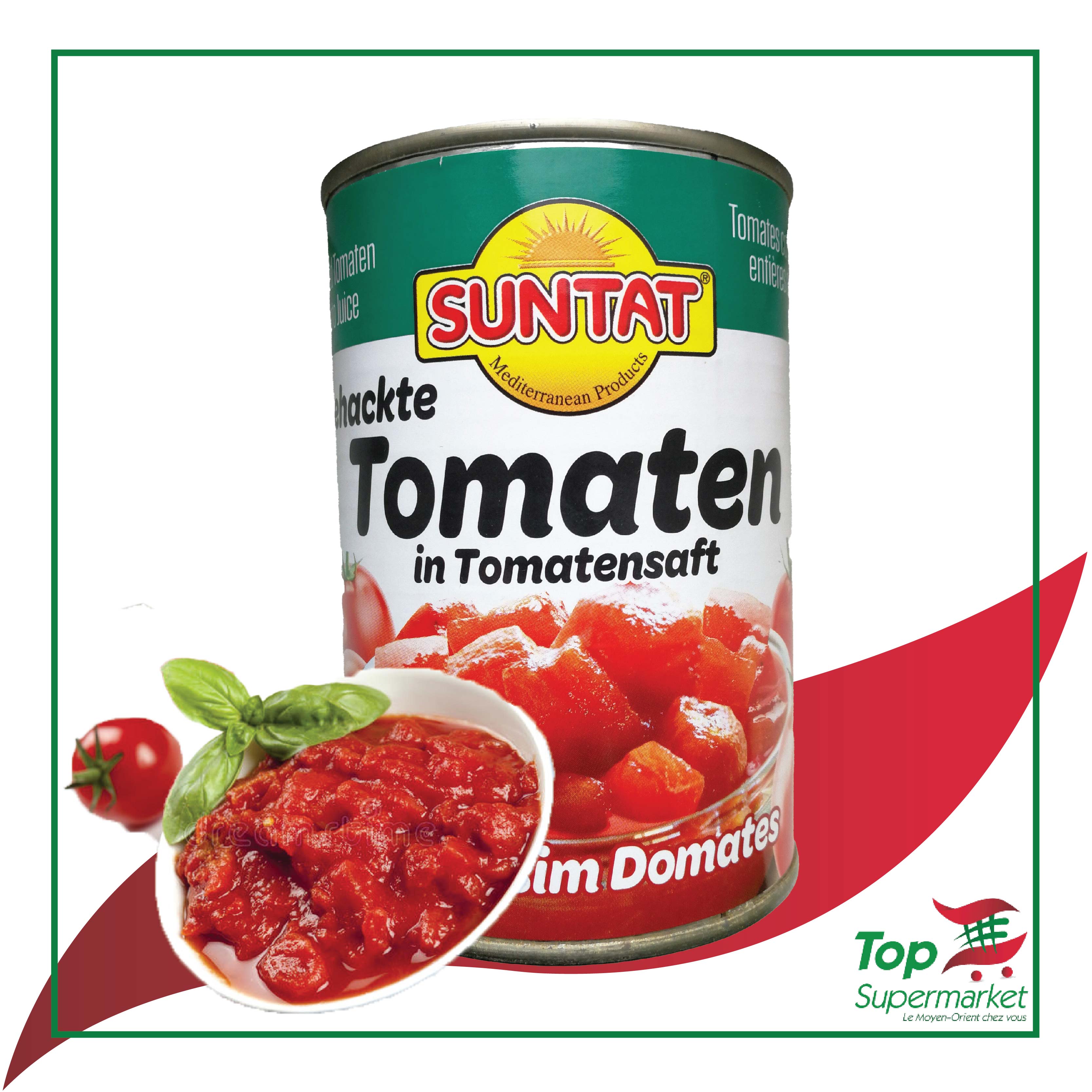 Suntat tomates en cubes 425gr